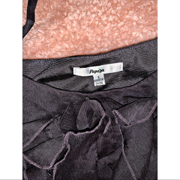 Papaya Ruffle Tank - Picture 3 of 3